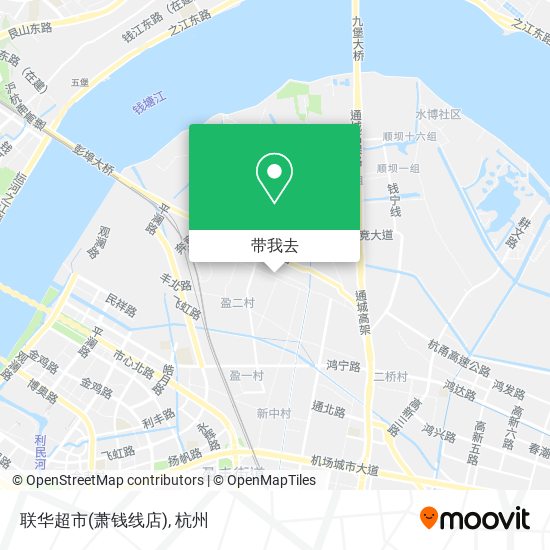联华超市(萧钱线店)地图