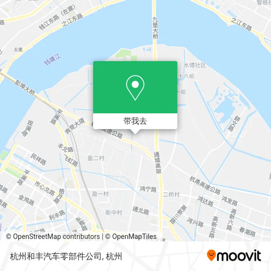 杭州和丰汽车零部件公司地图