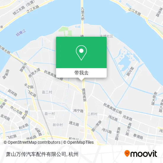萧山万传汽车配件有限公司地图