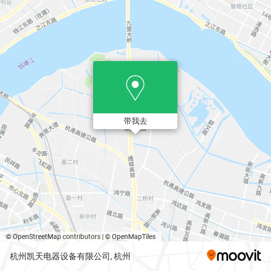 杭州凯天电器设备有限公司地图
