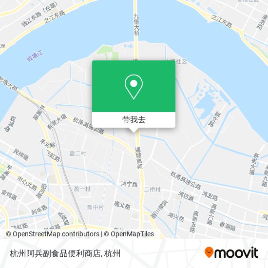 杭州阿兵副食品便利商店地图