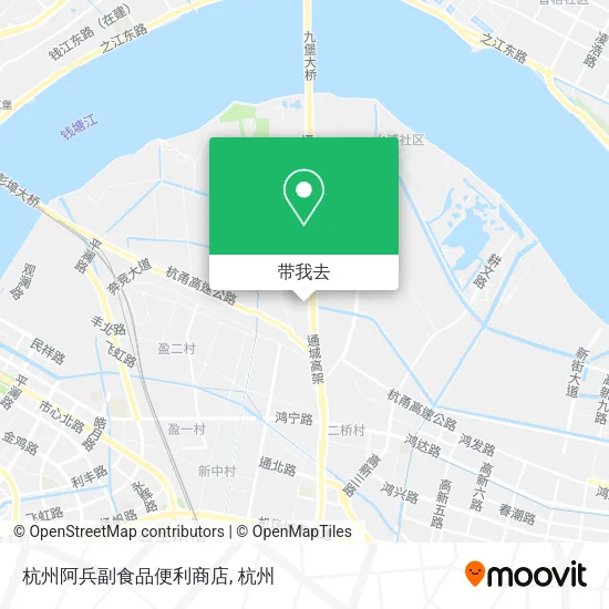 杭州阿兵副食品便利商店地图