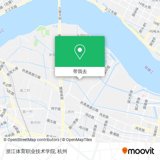 浙江体育职业技术学院地图