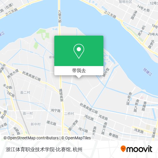 浙江体育职业技术学院-比赛馆地图