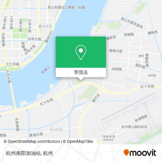 杭州南阳加油站地图