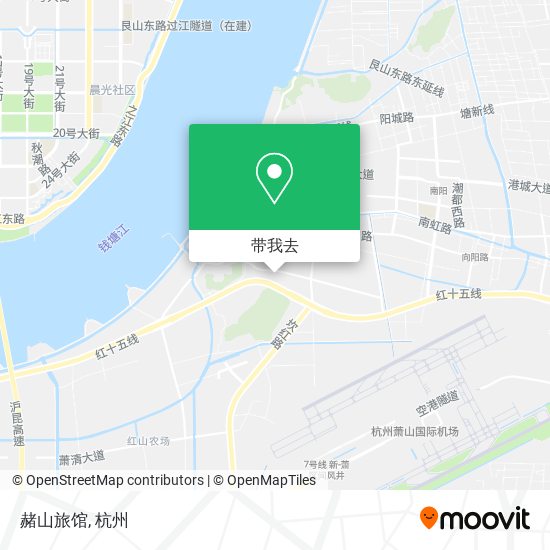 赭山旅馆地图