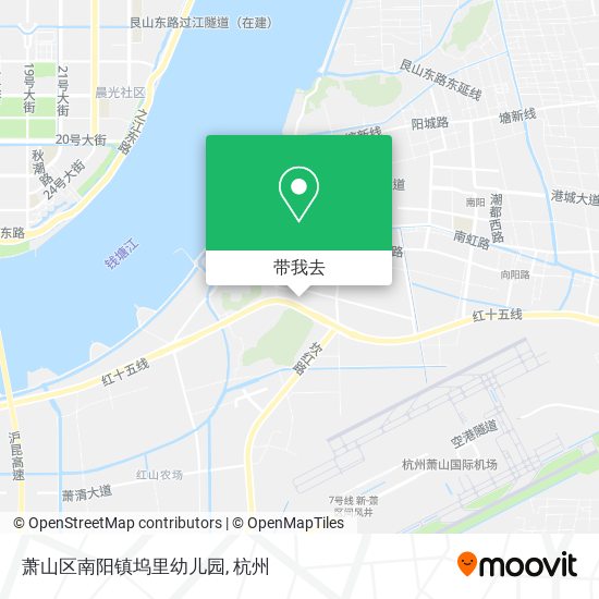 萧山区南阳镇坞里幼儿园地图