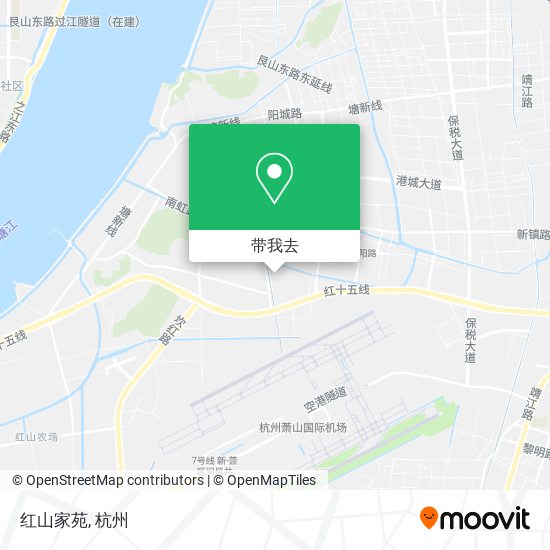 红山家苑地图