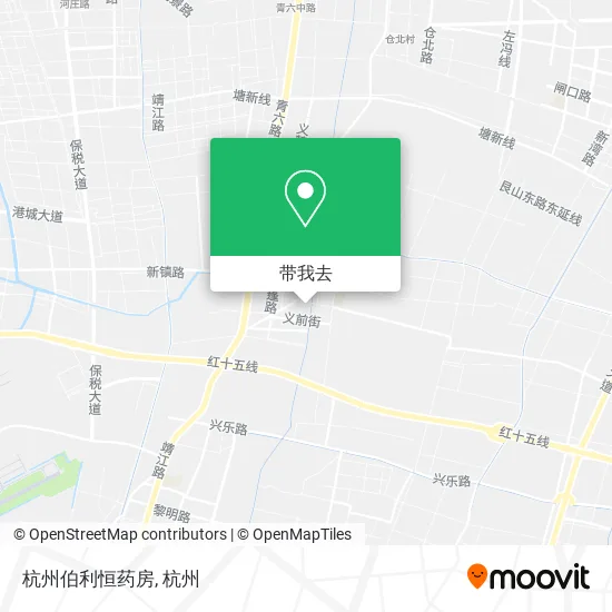 杭州伯利恒药房地图