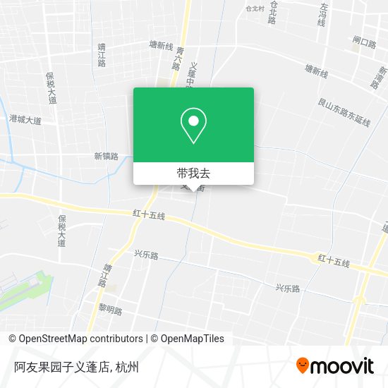 阿友果园子义蓬店地图