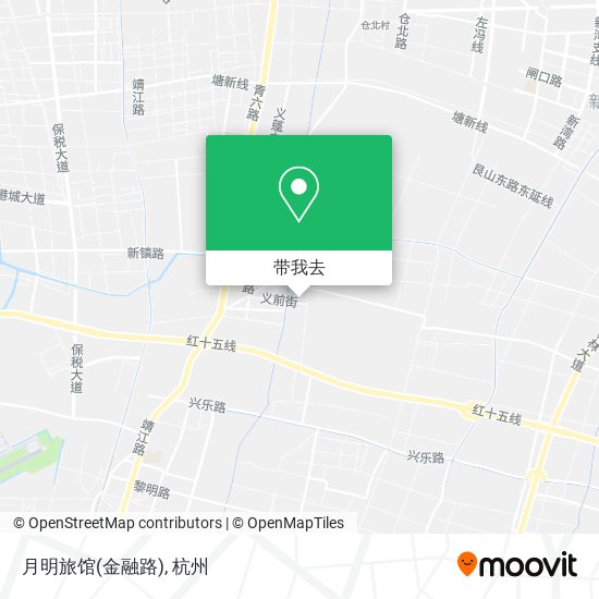 月明旅馆(金融路)地图