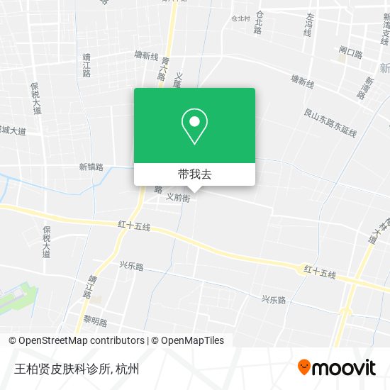 王柏贤皮肤科诊所地图