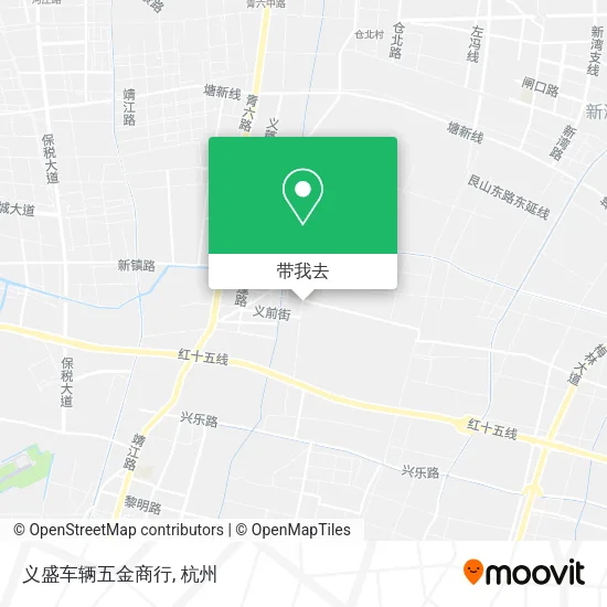 义盛车辆五金商行地图