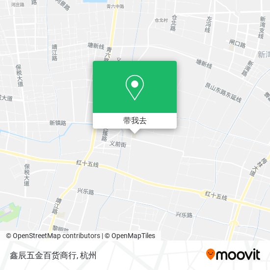 鑫辰五金百货商行地图