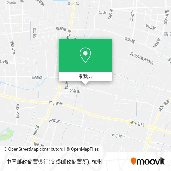 中国邮政储蓄银行(义盛邮政储蓄所)地图