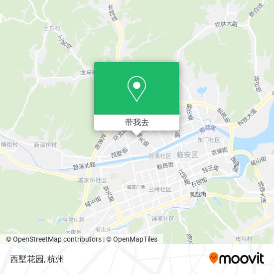 西墅花园地图