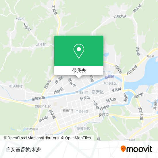 临安基督教地图