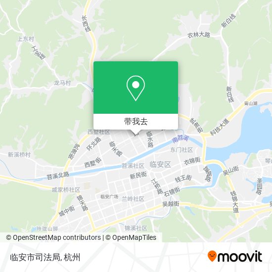 临安市司法局地图
