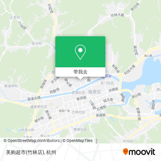 美购超市(竹林店)地图