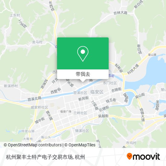 杭州聚丰土特产电子交易市场地图