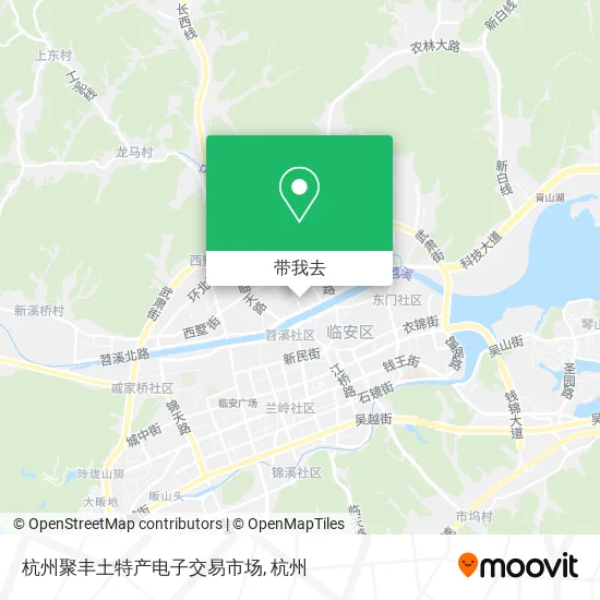 杭州聚丰土特产电子交易市场地图