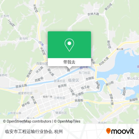 临安市工程运输行业协会地图