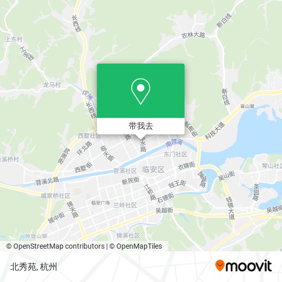 北秀苑地图