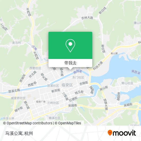 马溪公寓地图