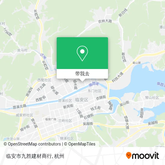 临安市九胜建材商行地图