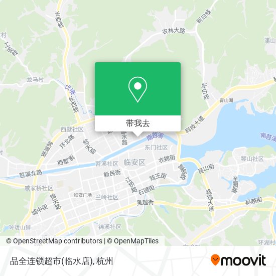 品全连锁超市(临水店)地图