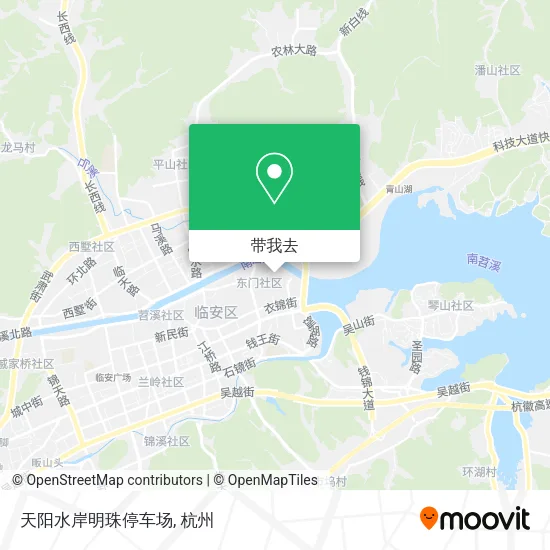天阳水岸明珠停车场地图