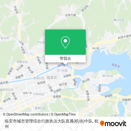 临安市城市管理综合行政执法大队直属(机动)中队地图