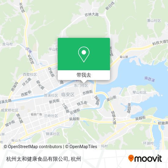 杭州太和健康食品有限公司地图