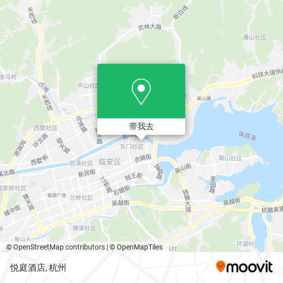 悦庭酒店地图