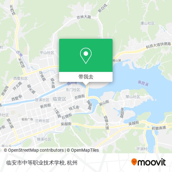 临安市中等职业技术学校地图