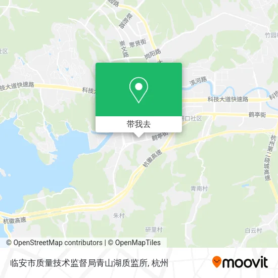临安市质量技术监督局青山湖质监所地图