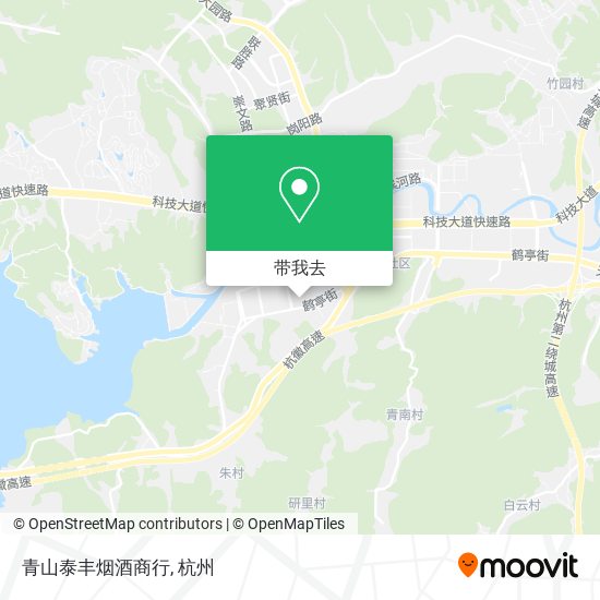 青山泰丰烟酒商行地图
