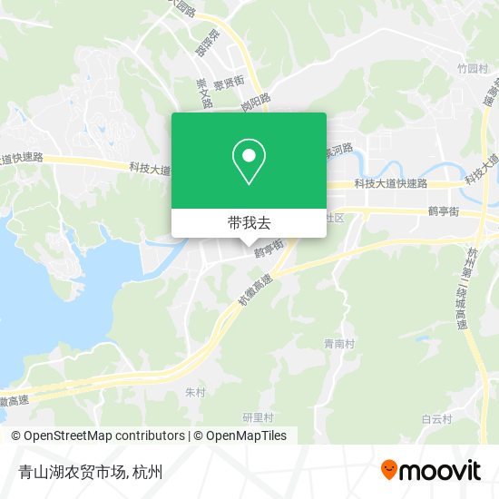 青山湖农贸市场地图