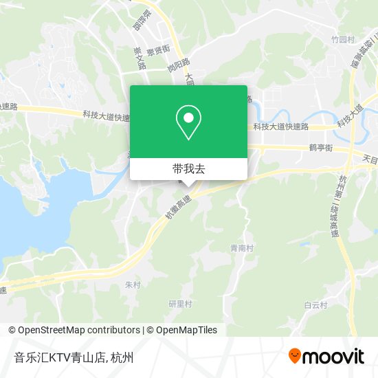 音乐汇KTV青山店地图