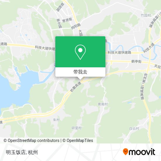 明玉饭店地图