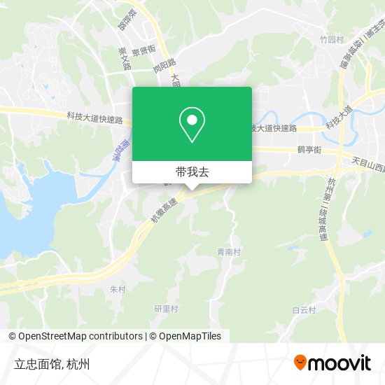 立忠面馆地图