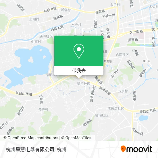 杭州星慧电器有限公司地图