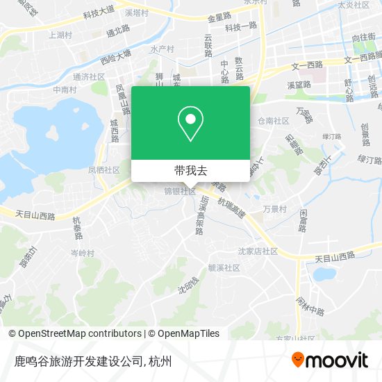 鹿鸣谷旅游开发建设公司地图