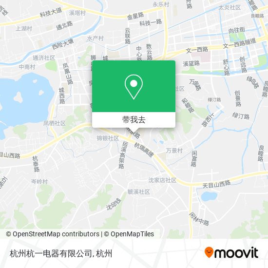 杭州杭一电器有限公司地图