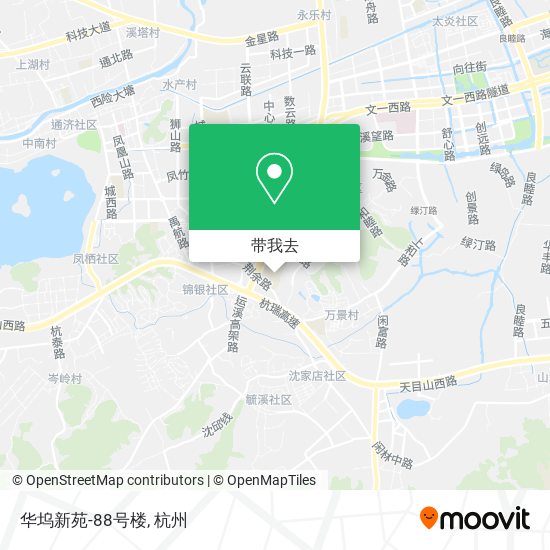 华坞新苑-88号楼地图