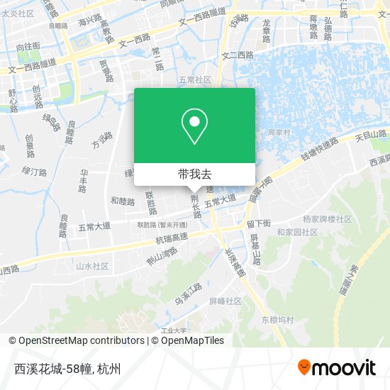 西溪花城-58幢地图