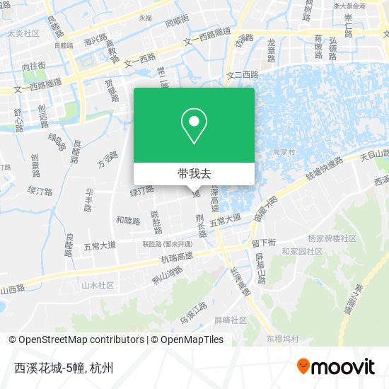 西溪花城-5幢地图
