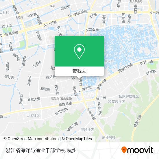 浙江省海洋与渔业干部学校地图