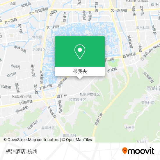 栖泊酒店地图