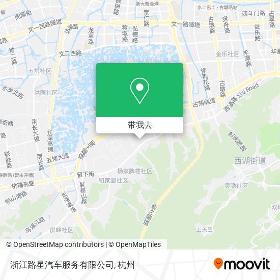 浙江路星汽车服务有限公司地图